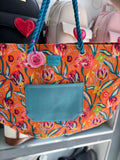 BORSA MARE L TASCA FLOWER        Camomilla milano