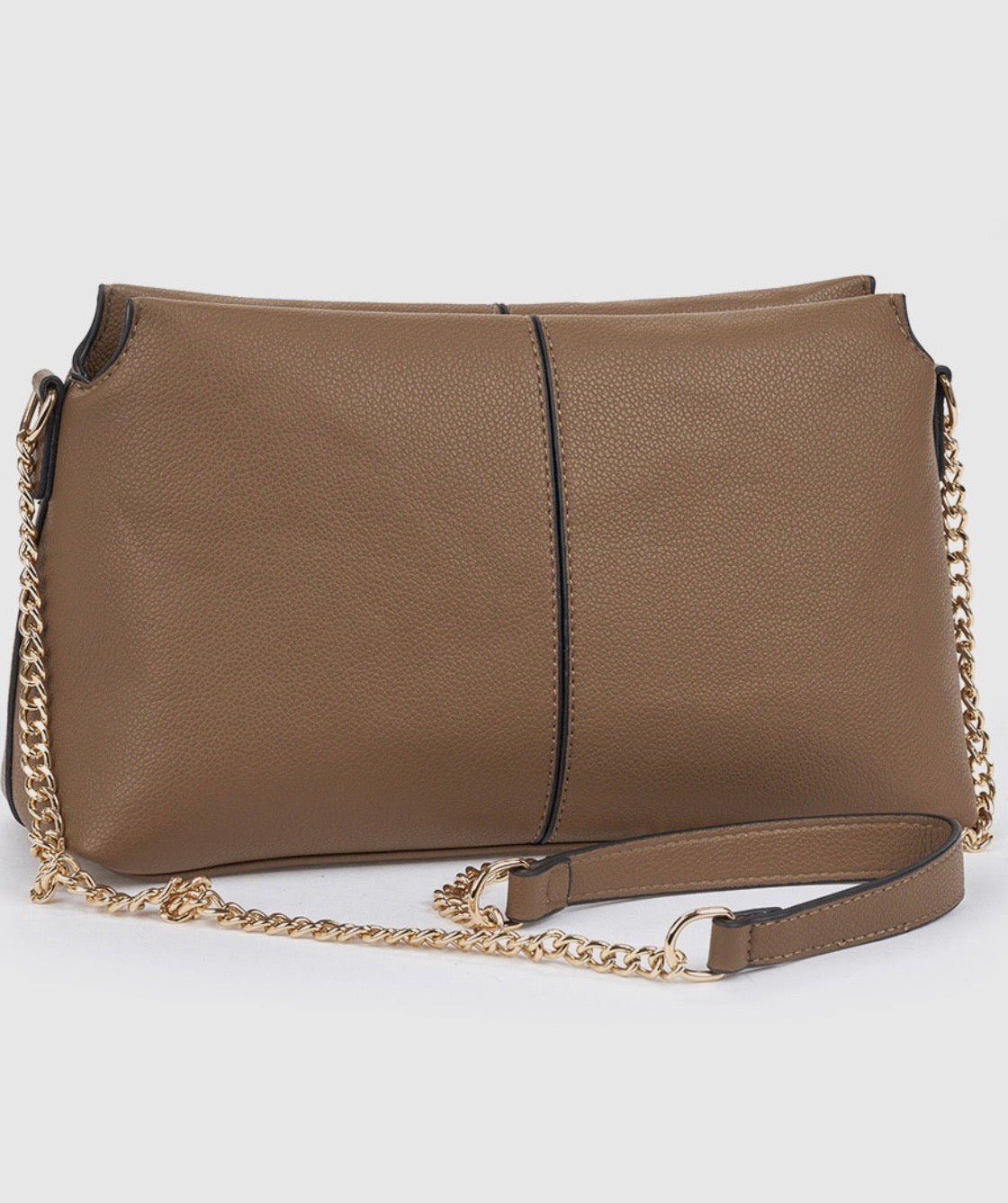 Borsa a tracolla taupe                         Verde
