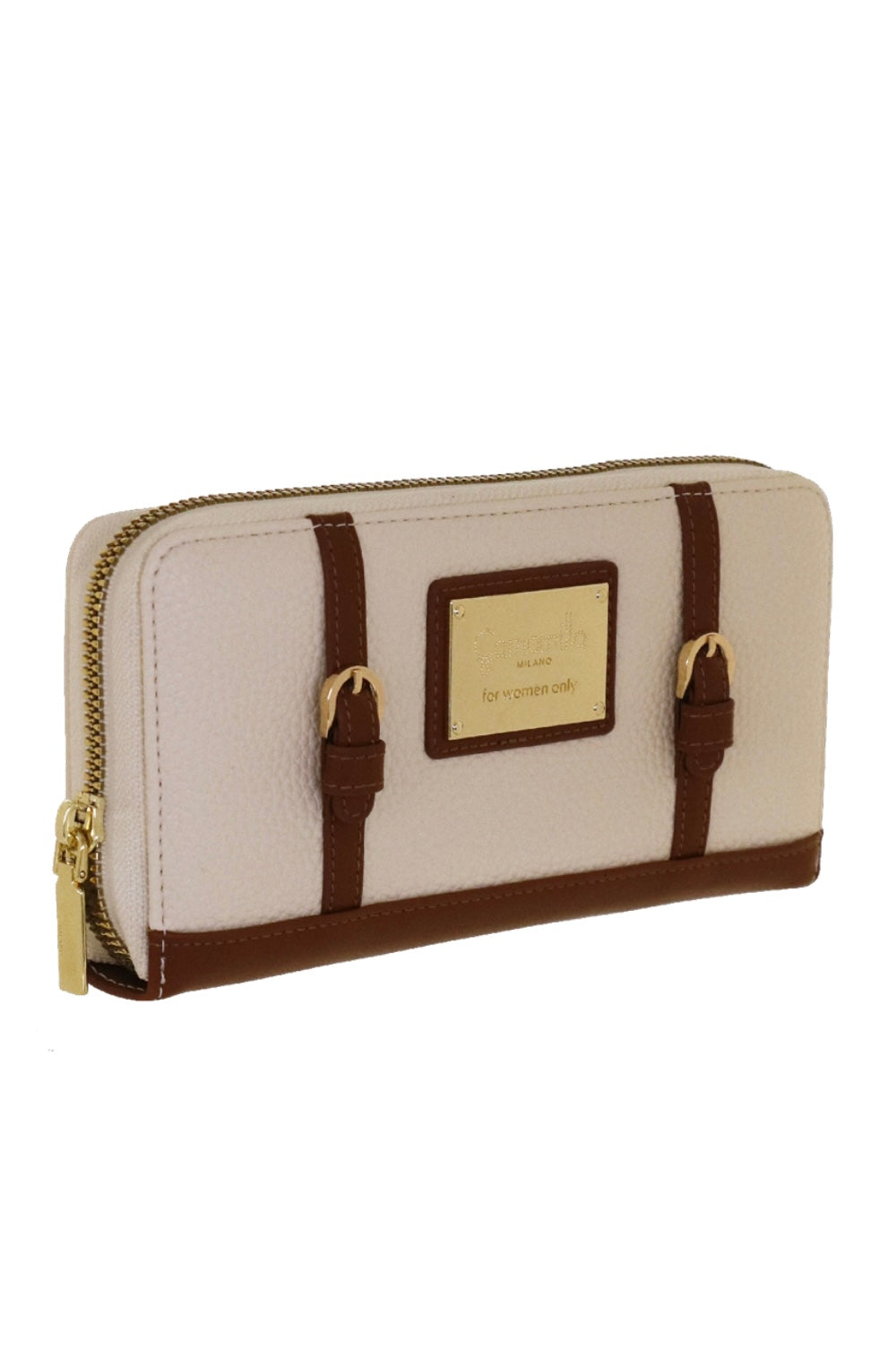 PORTAFOGLIO ZIP L TOFFEE BIANCO                                               Camomilla milano