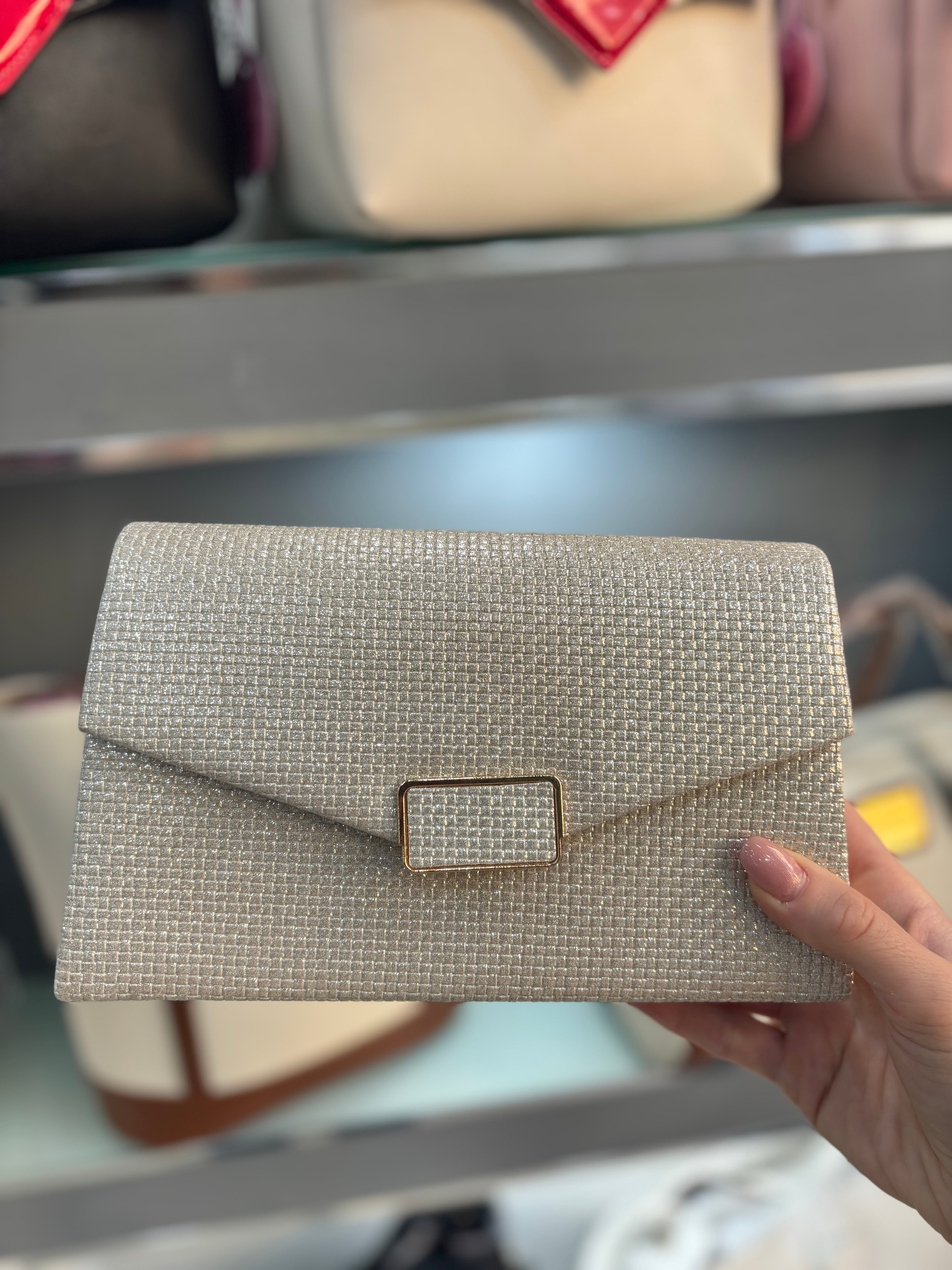 Borsa da sera gold                             Verde