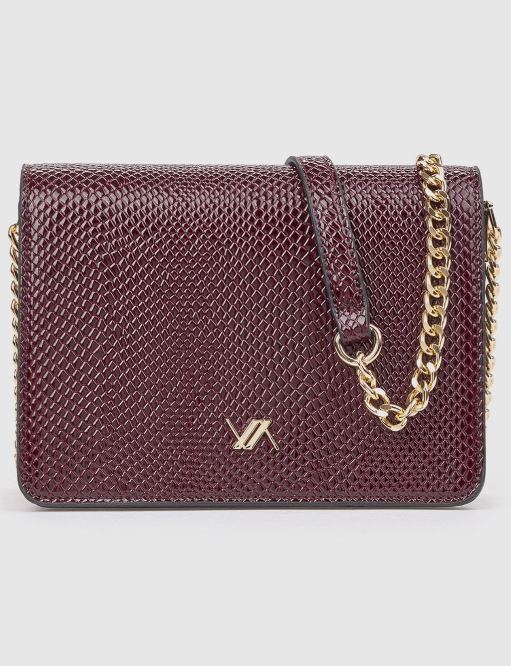Borsa a tracolla bordeaux                   Verde
