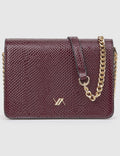 Borsa a tracolla bordeaux                   Verde