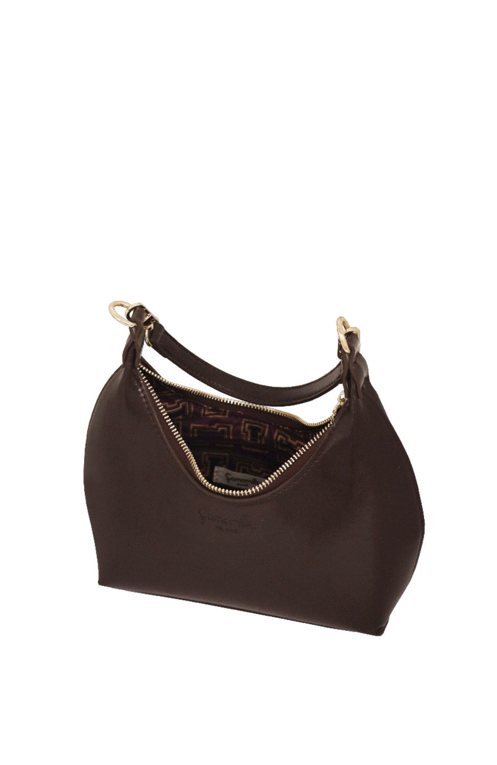 BORSA A MANO S LITTLE ICONS MARRONE                                           Camomilla Milano