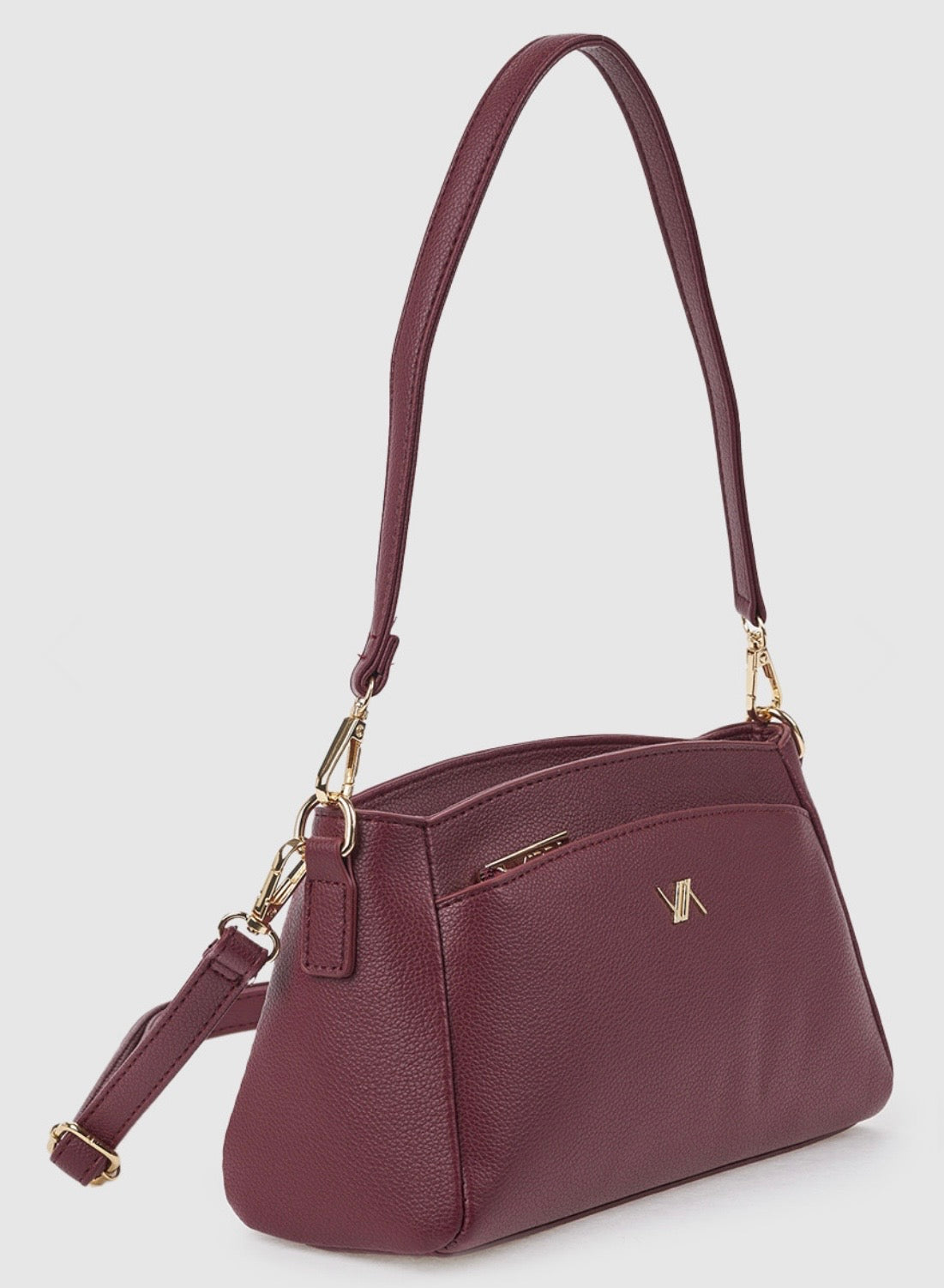Borsa a tracolla bordeaux                              Verde