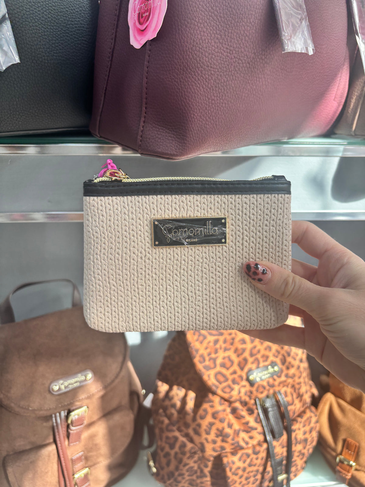 PORTAMONETE OFF WHITE               Camomilla Milano
