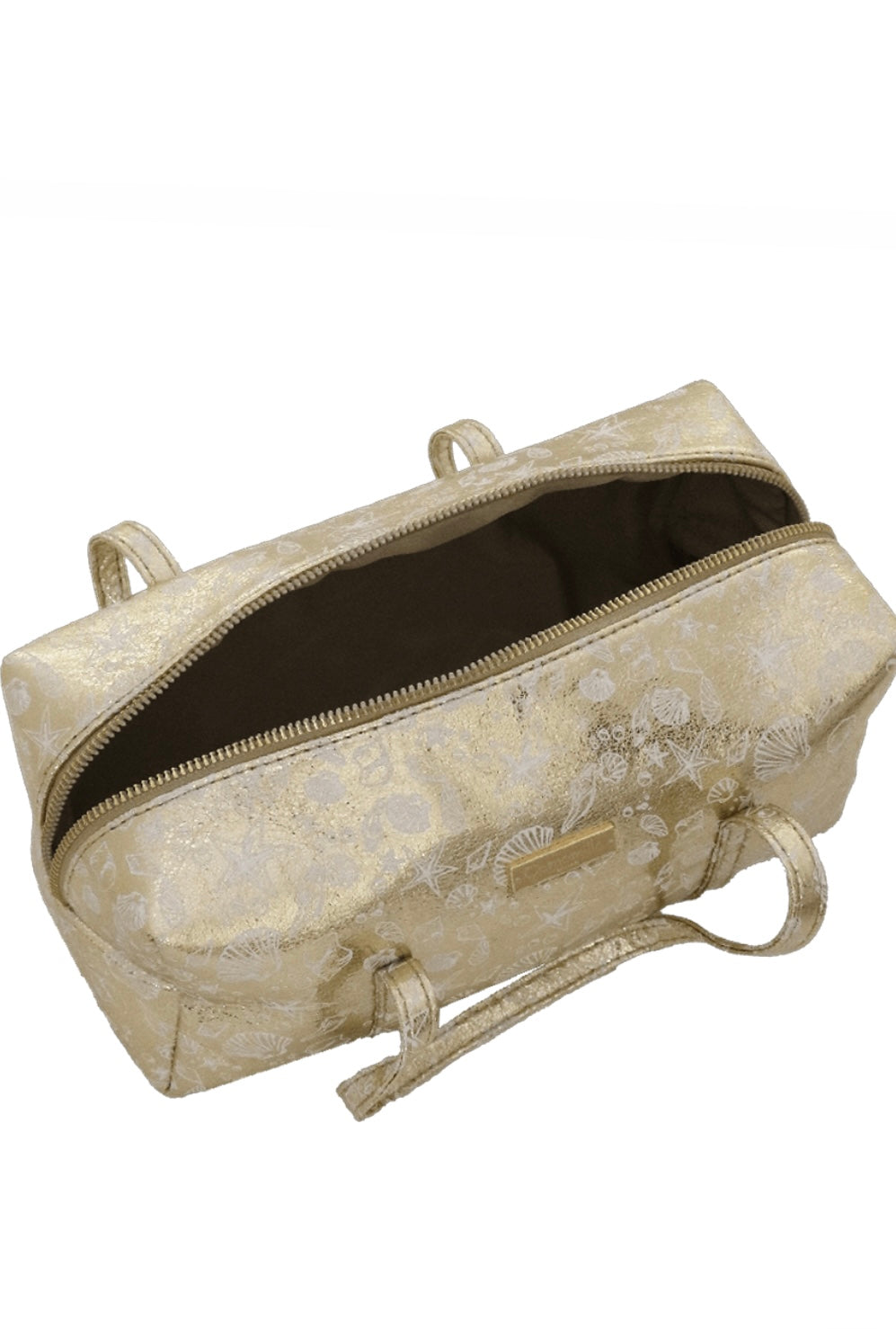 NECESSAIRE L CON MANICI SHELL SHINE ORO                             Camomilla milano