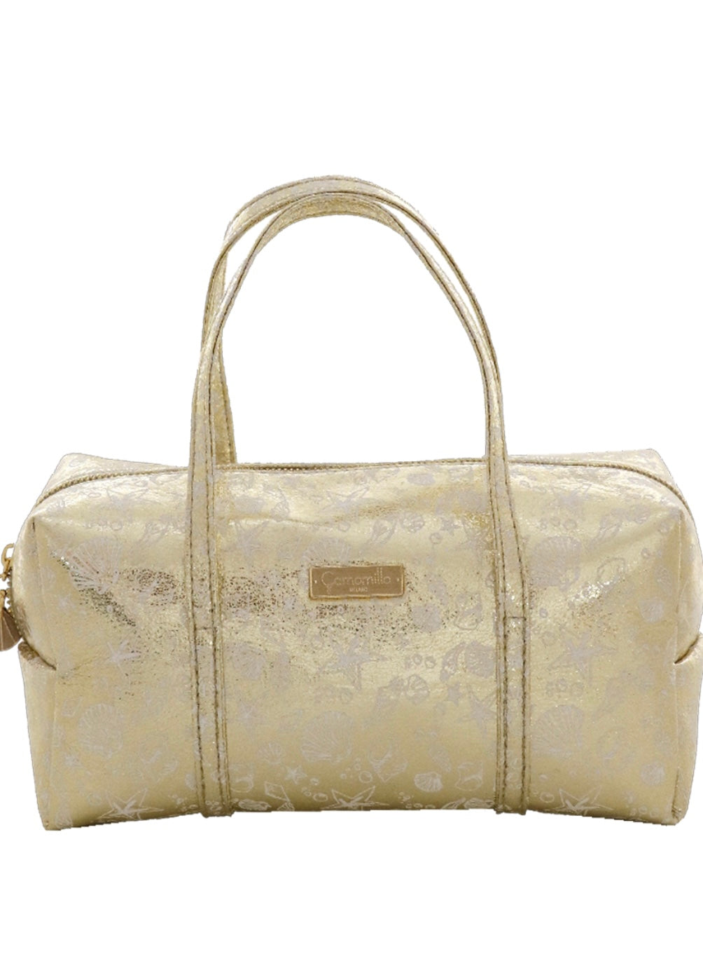 NECESSAIRE L CON MANICI SHELL SHINE ORO                             Camomilla milano