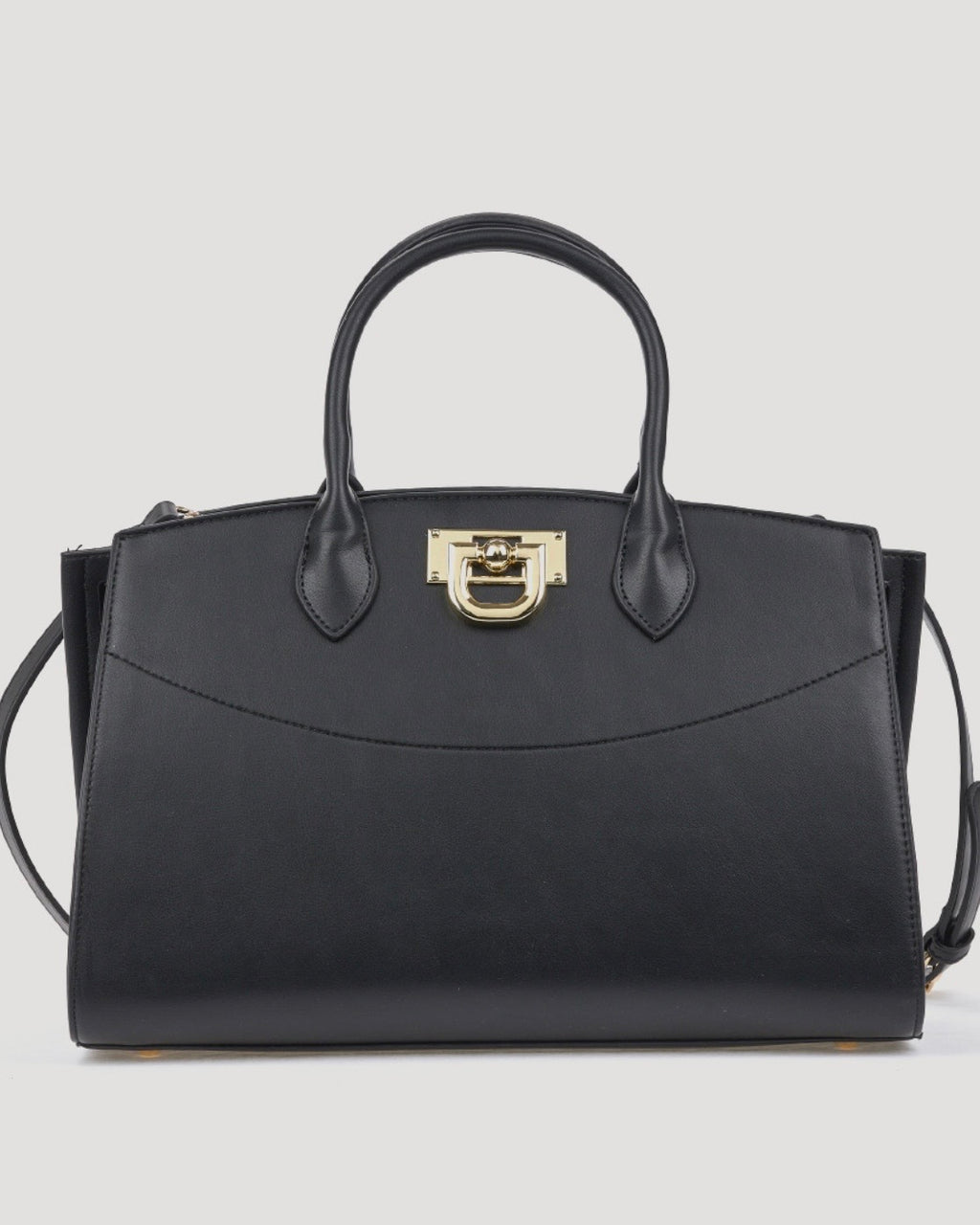 Borsa a mano con tracolla black         Verde