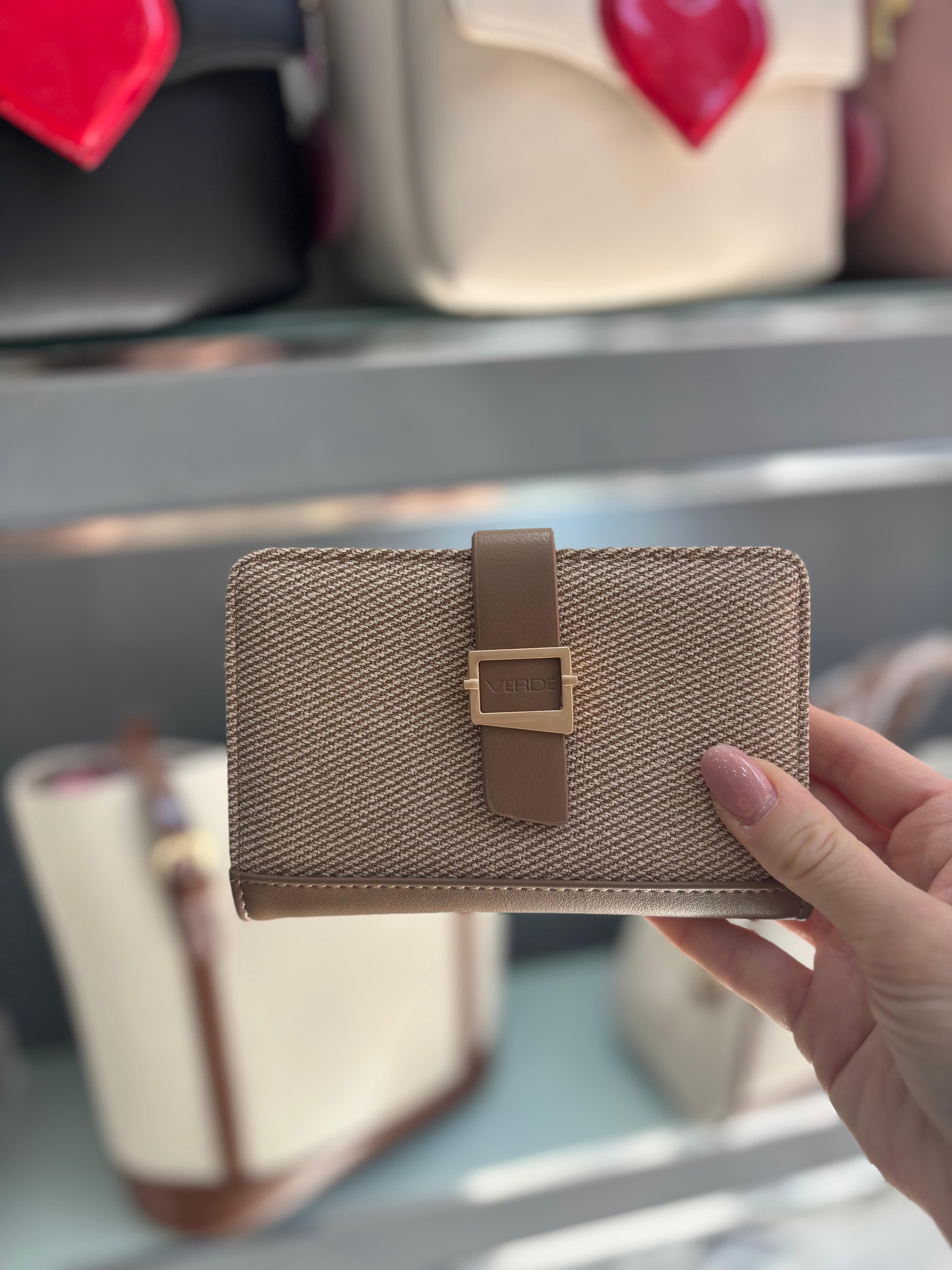 Portafoglio beige                                 Verde
