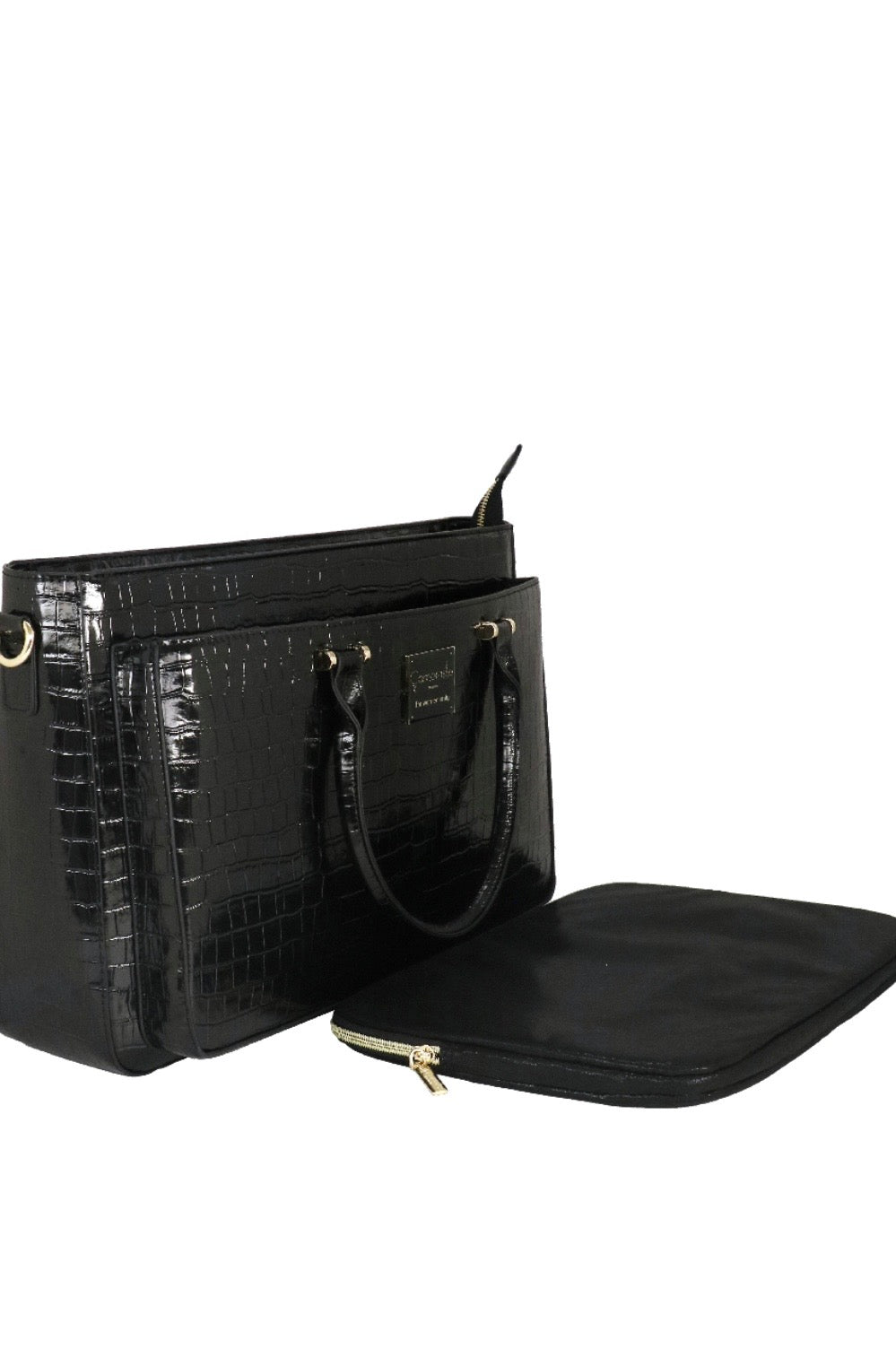 BORSA A MANO CON PORTA PC NICE OFFICE NERO                            Camomilla Milano