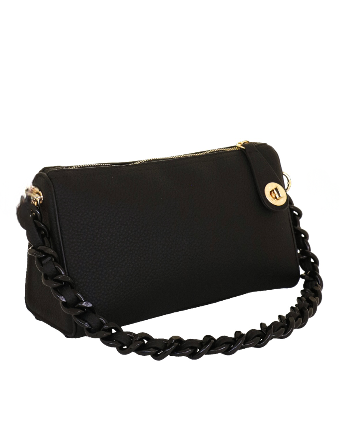 BORSA SPALLA CHEWING BAG NERO                                                  Camomilla milano