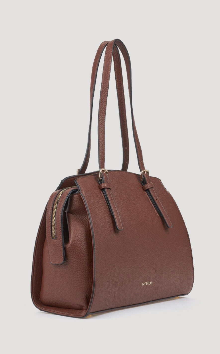 Borsa a spalla camel                           Verde