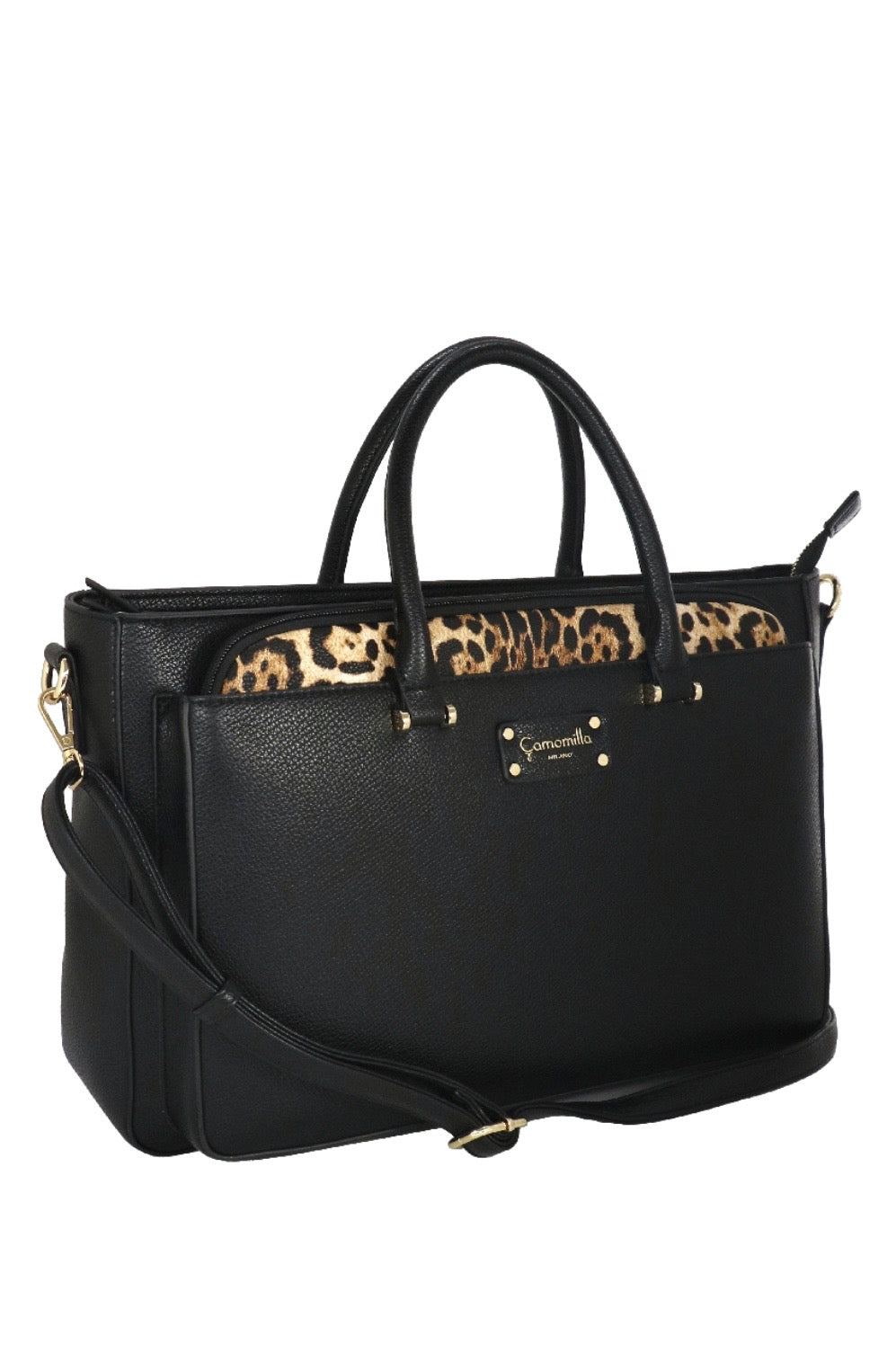 BORSA A MANO CON PORTA PC NICE OFFICE NERO                             Camomilla Milano