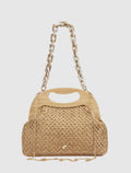 Borsa da sera camel                            Verde