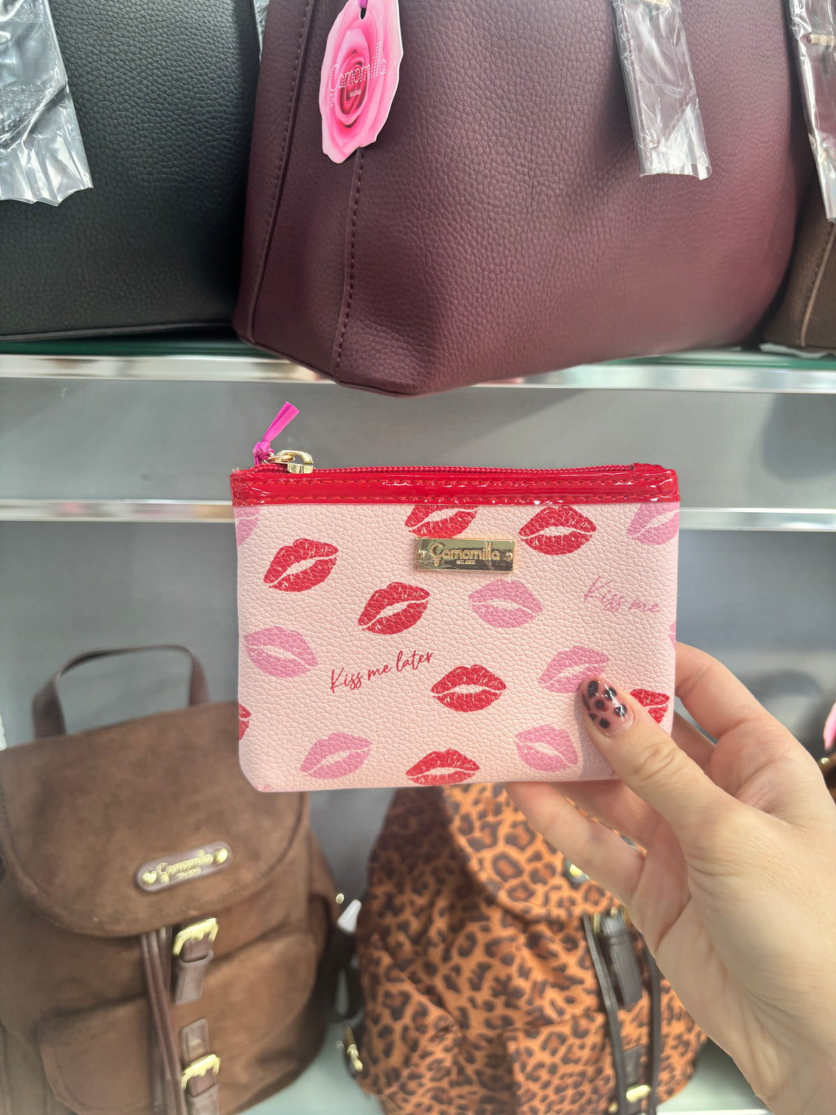 PORTAMONETE KISS ROSA                 Camomilla Milano