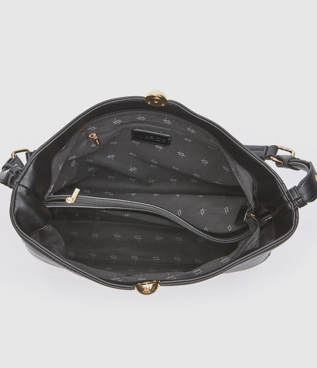 Borsa a spalla black                            Verde
