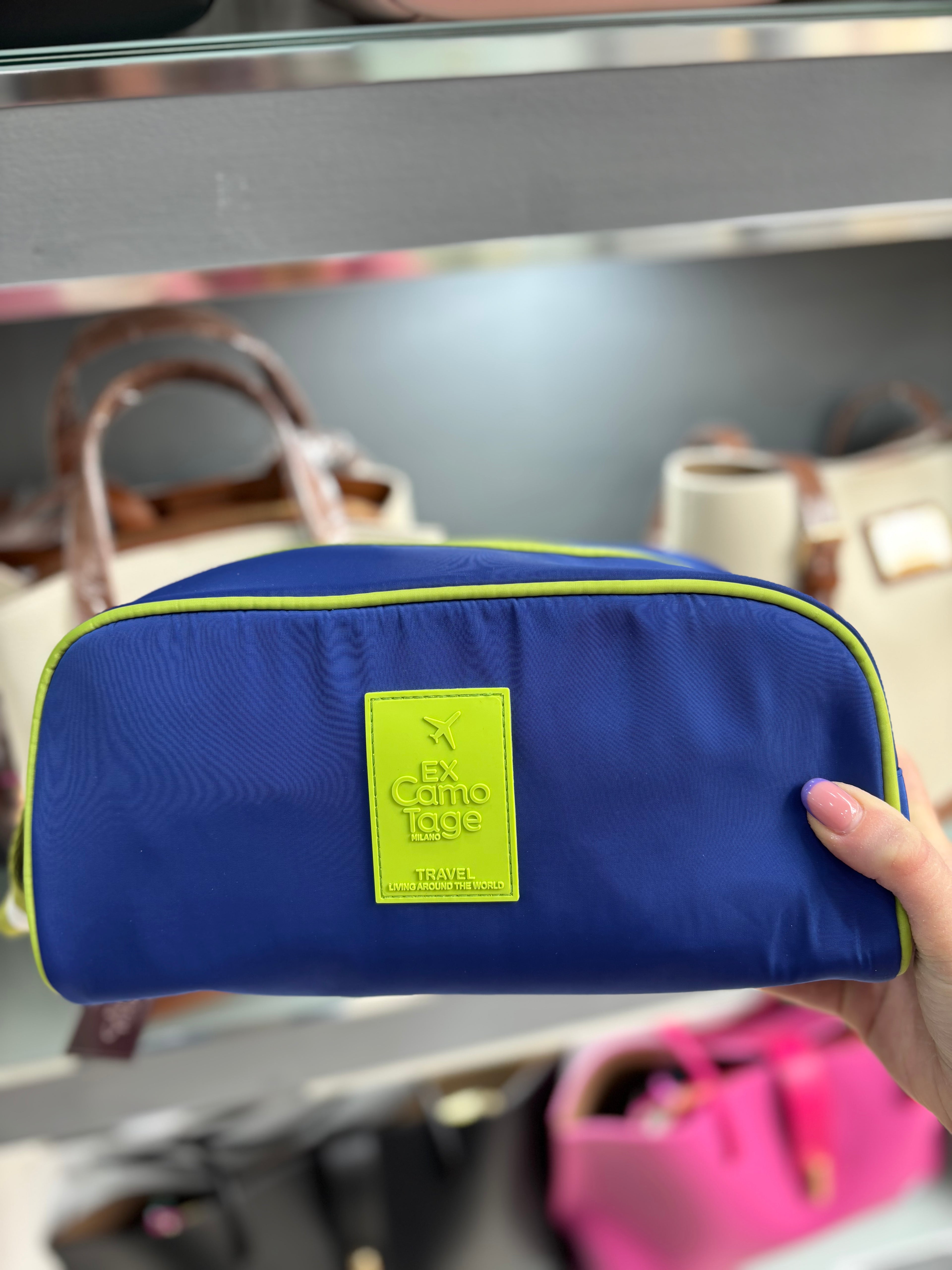 NECESSAIRE XL BLU ELETTRICO      Camomilla milano