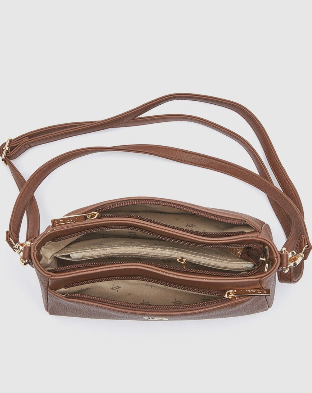 Borsa a tracolla brown                        Verde