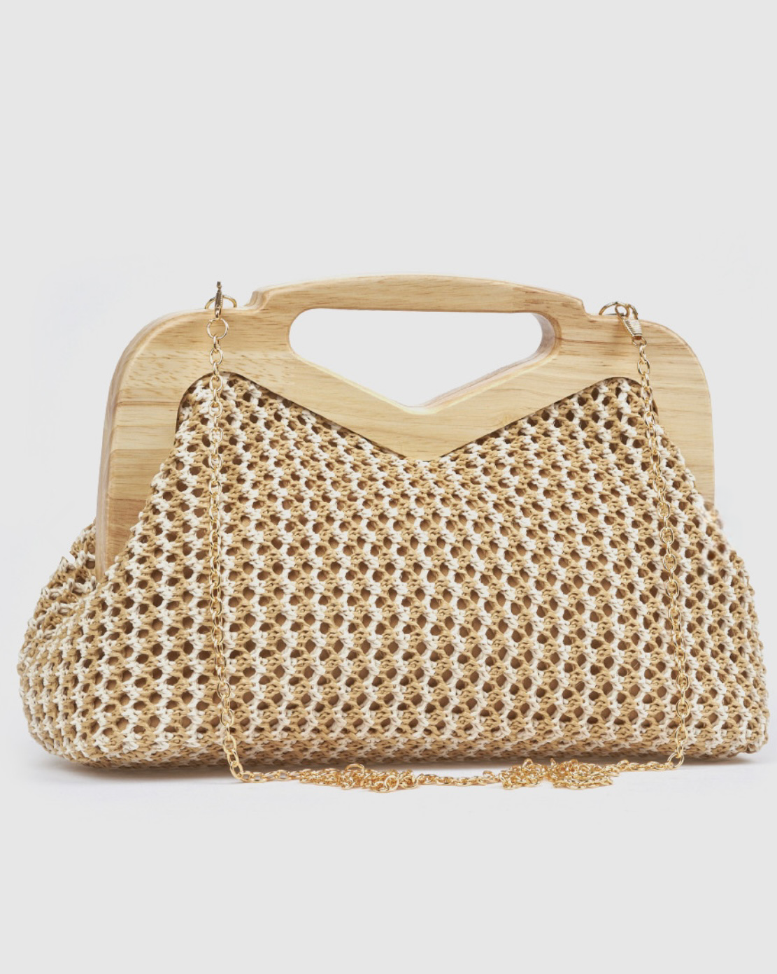Borsa da sera beige                            Verde