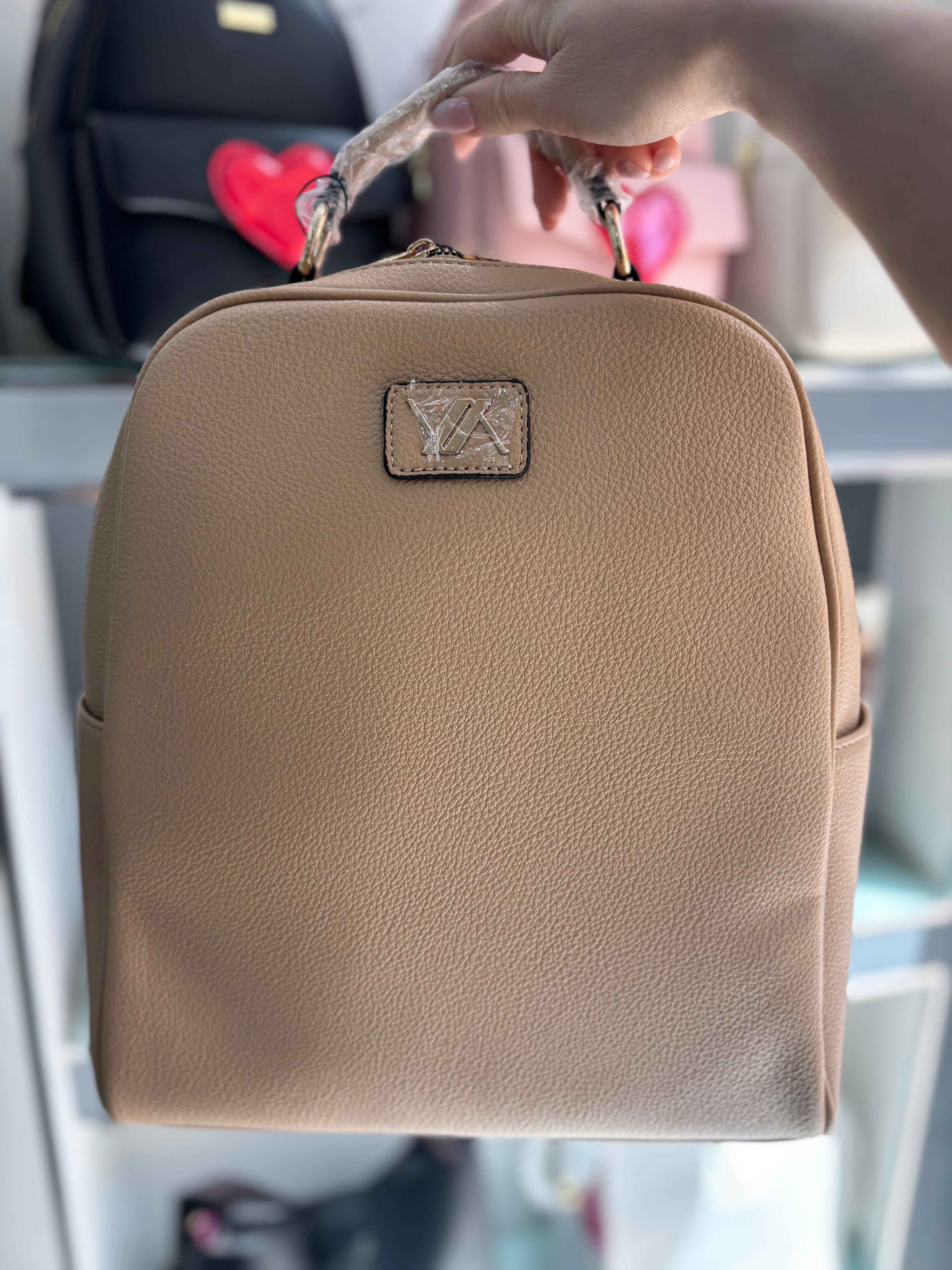 Zaino beige                                        Verde
