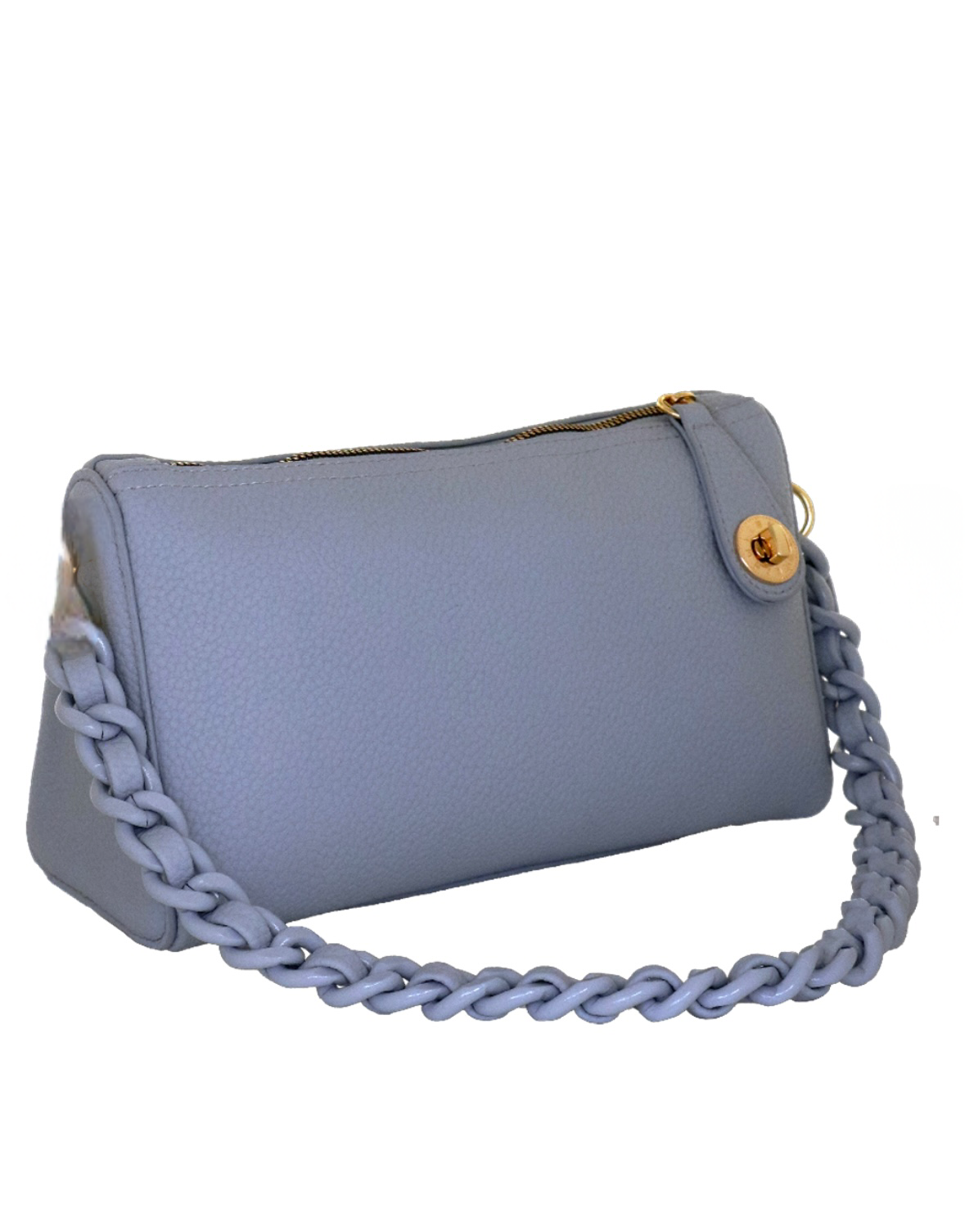BORSA SPALLA CHEWING BAG AZZURRO                                            Camomilla milano