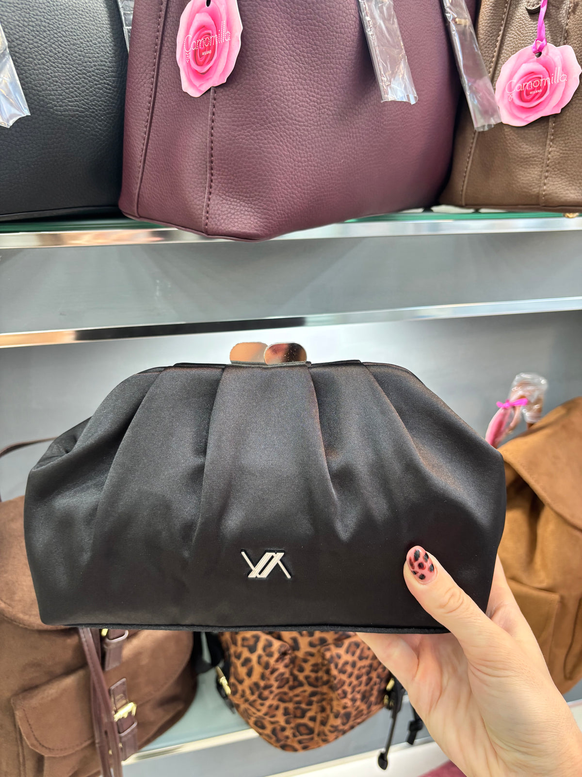 Borsa da sera black                            Verde