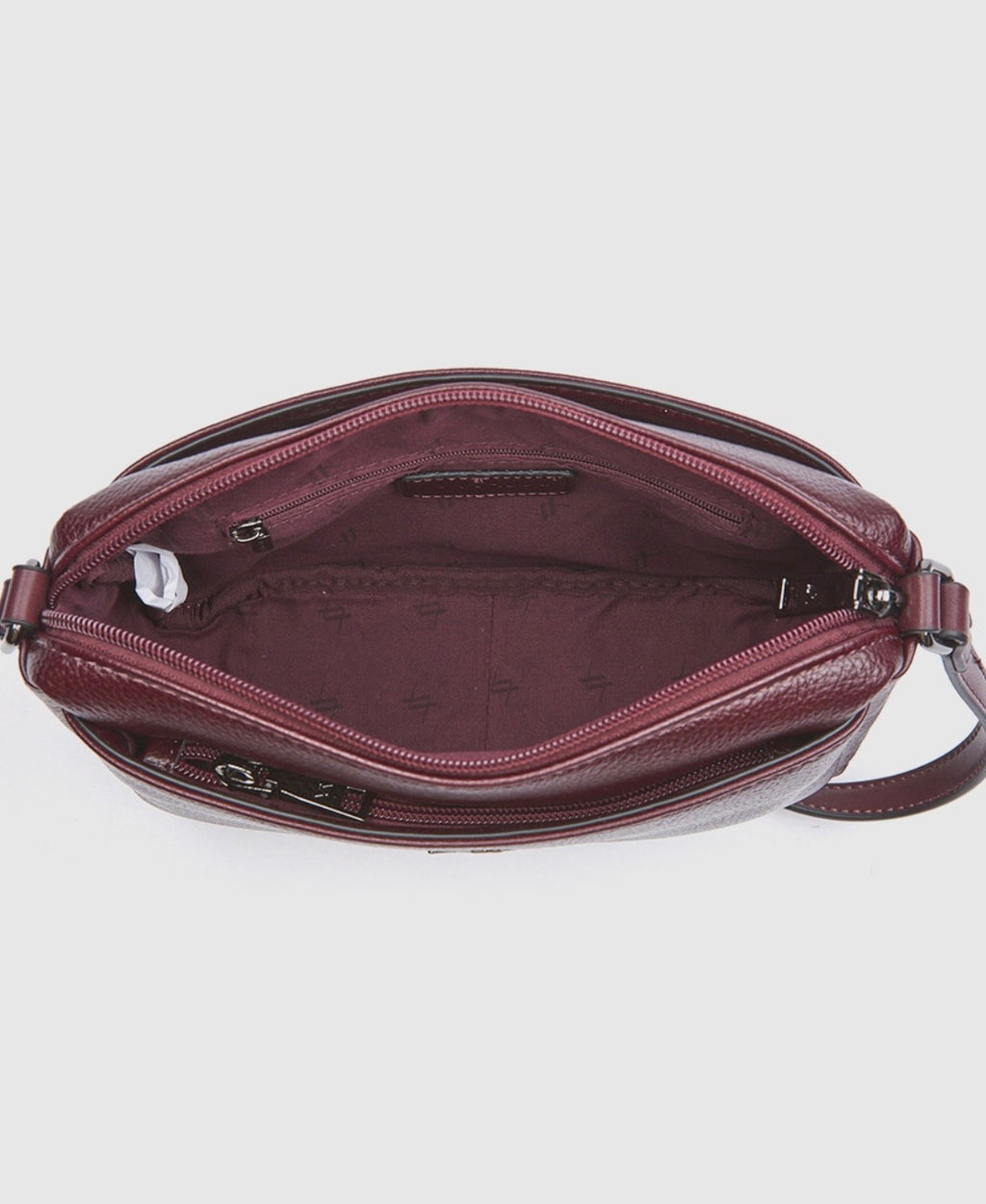 Borsa a tracolla bordeaux                    Verde