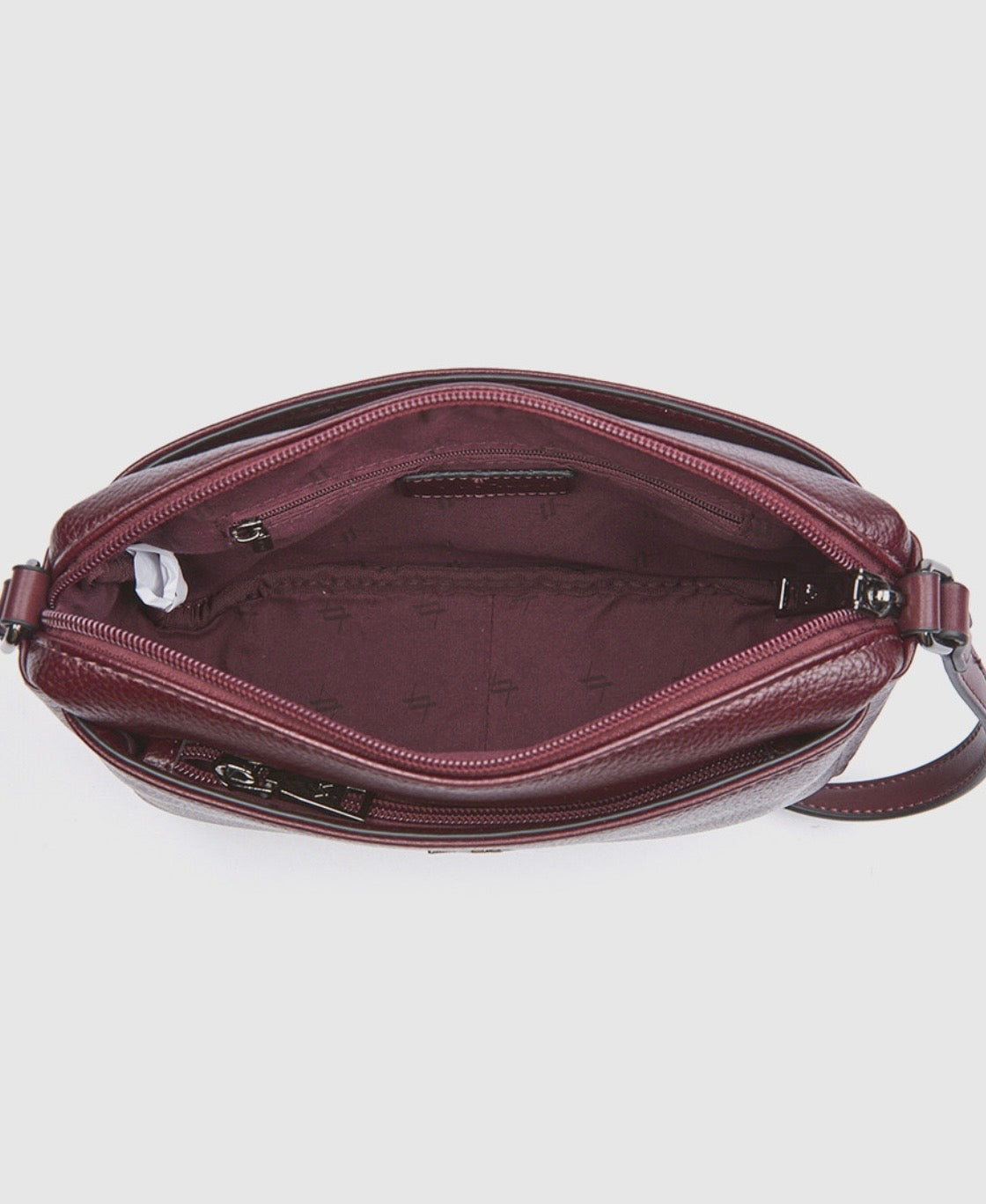 Borsa a tracolla bordeaux                    Verde