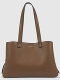 Borsa a spalla taupe                            Verde