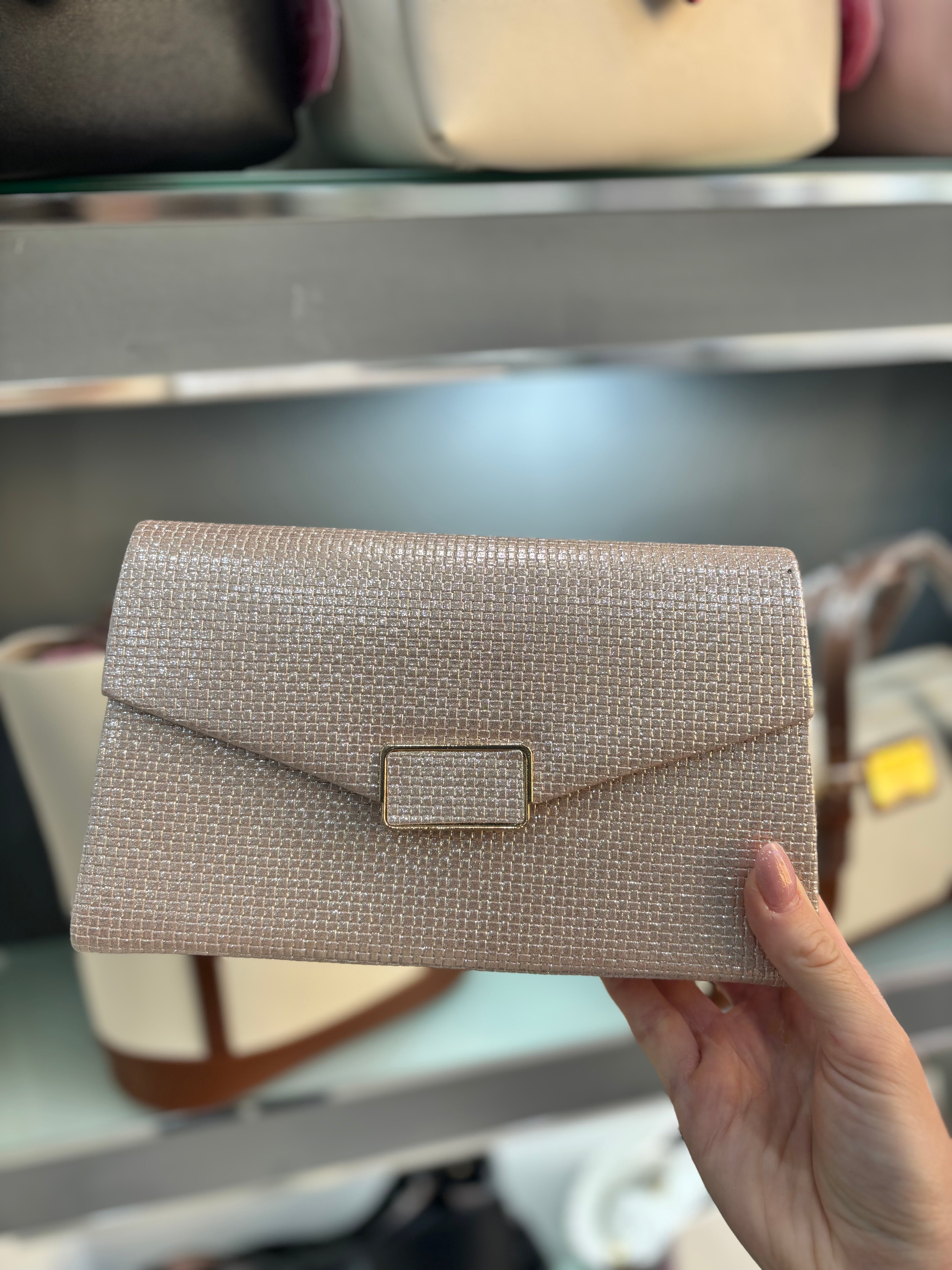 Borsa da sera champagne                 Verde