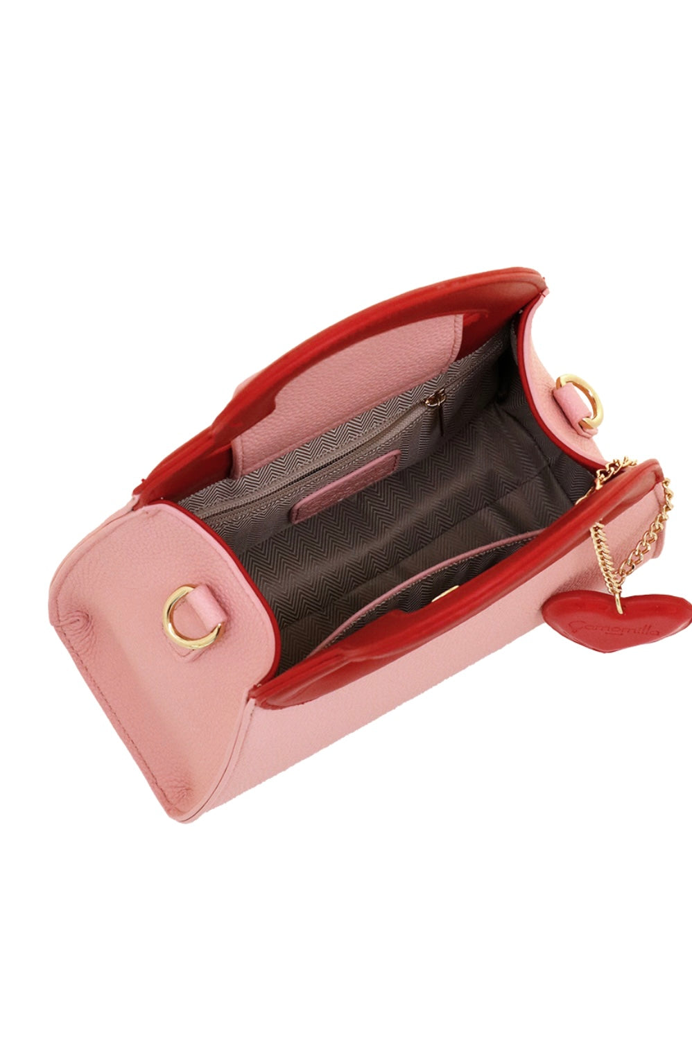 BORSA MANO S YES LOVE ROSA      Camomilla milano