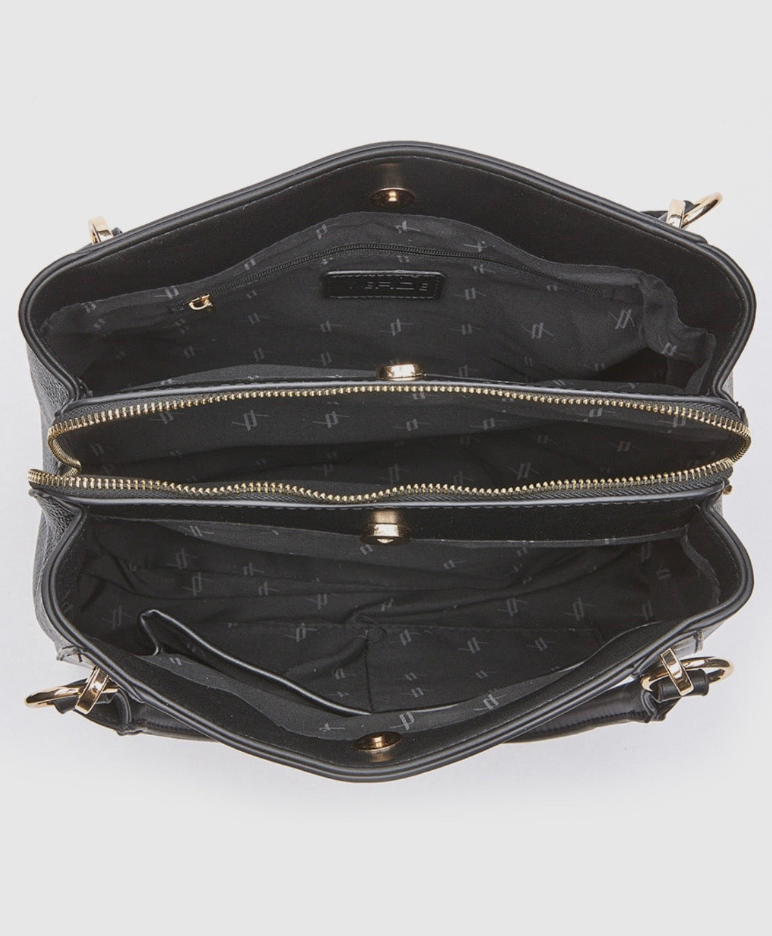 Borsa a mano con tracolla black        Verde