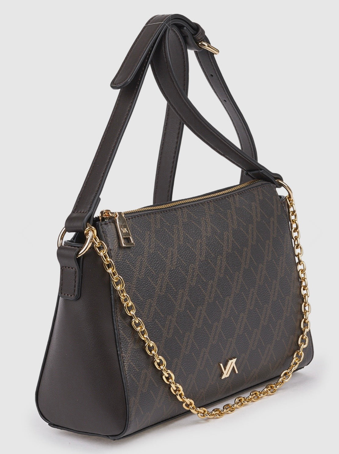 Borsa a tracolla brown                       Verde