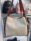 Borsa a spalla beige