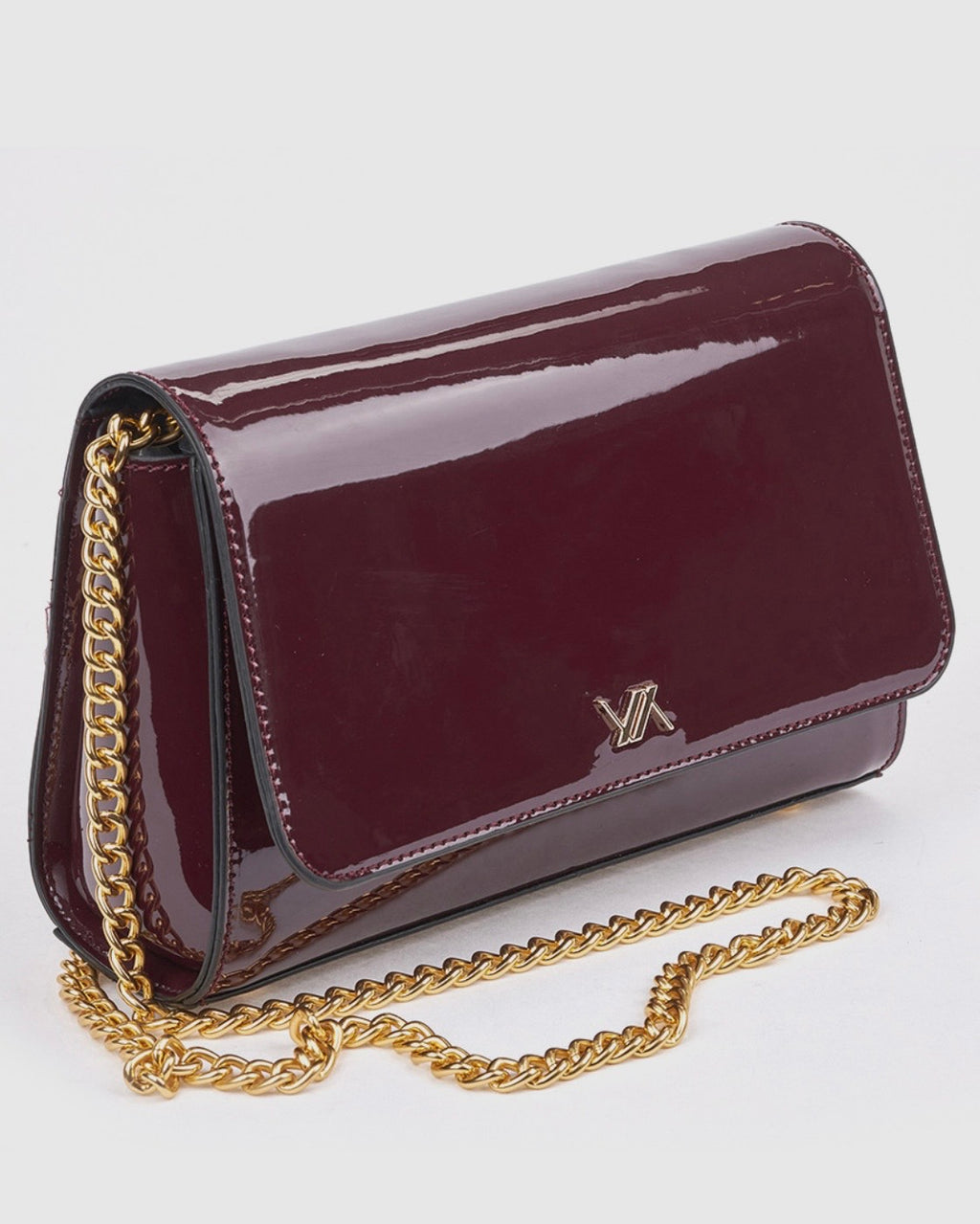 Borsa a tracolla bordeaux                  Verde