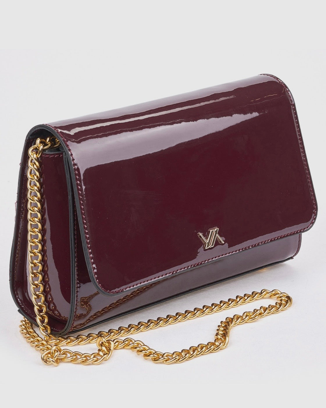 Borsa a tracolla bordeaux                  Verde