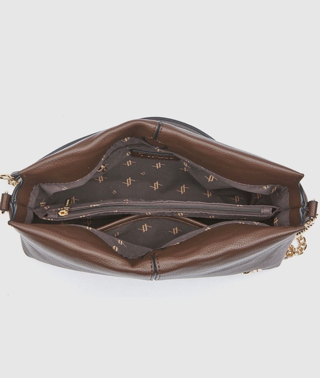 Borsa a tracolla brown                        Verde
