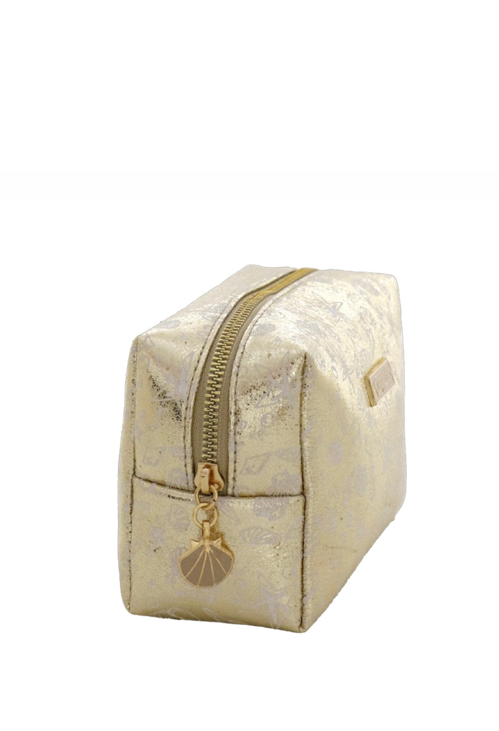 NECESSAIRE M SHELL SHINE ORO   Camomilla milano