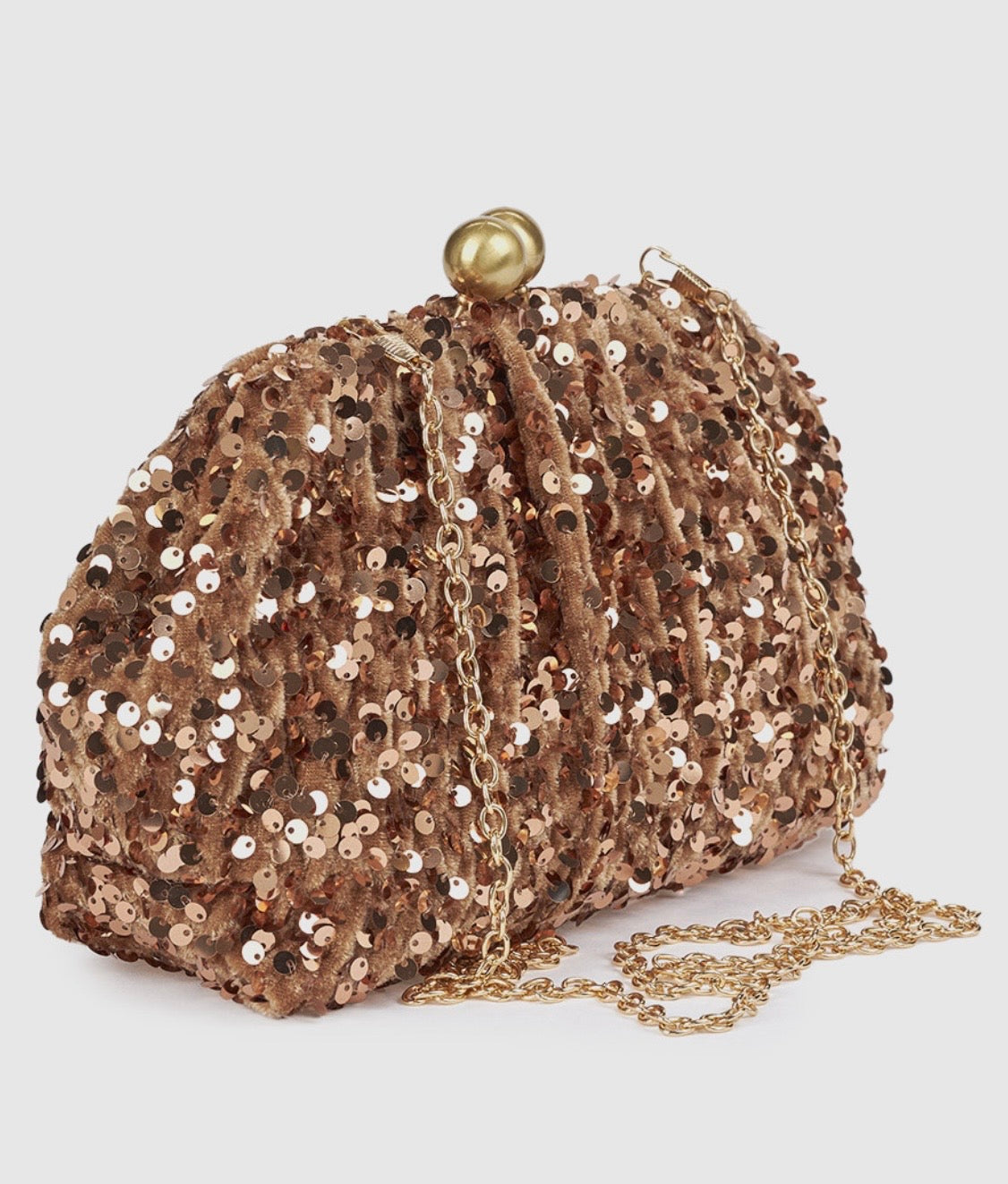 Borsa da sera gold                             Verde