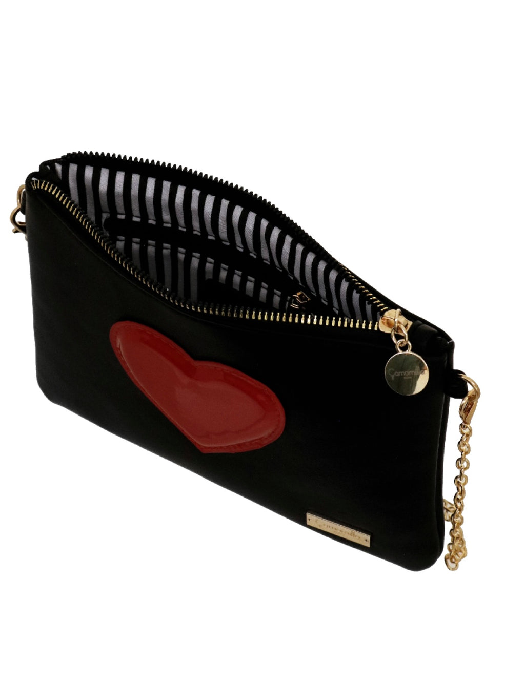 TRACOLLA ERI PICCOLA LOVE BLACK                                                 Camomilla Milano