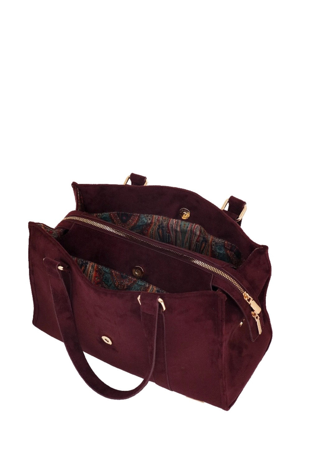 BORSA TOTE M SOFT HONEY BURGUNDY                                          Camomilla Milano