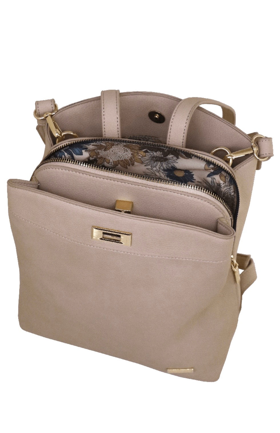 ZAINO TWIST BEIGE                          Camomilla Milano