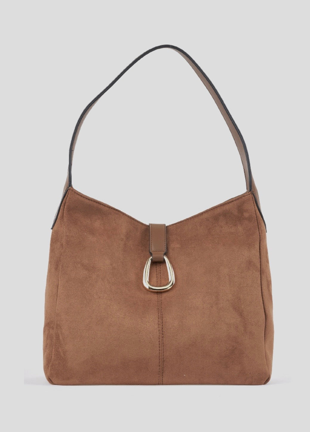 Borsa a spalla camel                           Verde