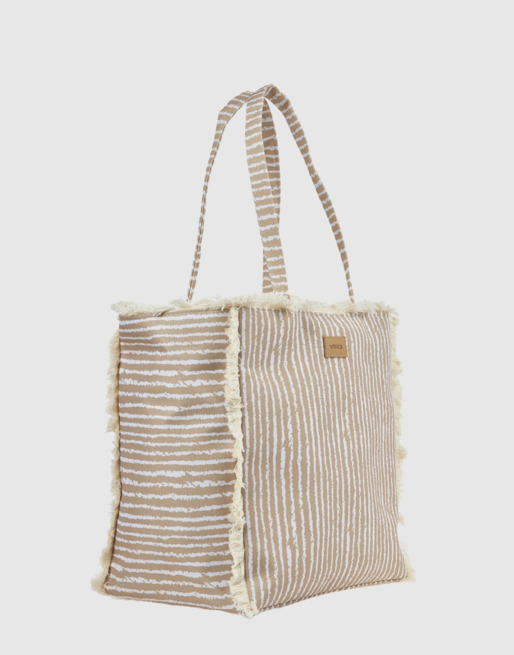 Borsa da mare beige                          Verde