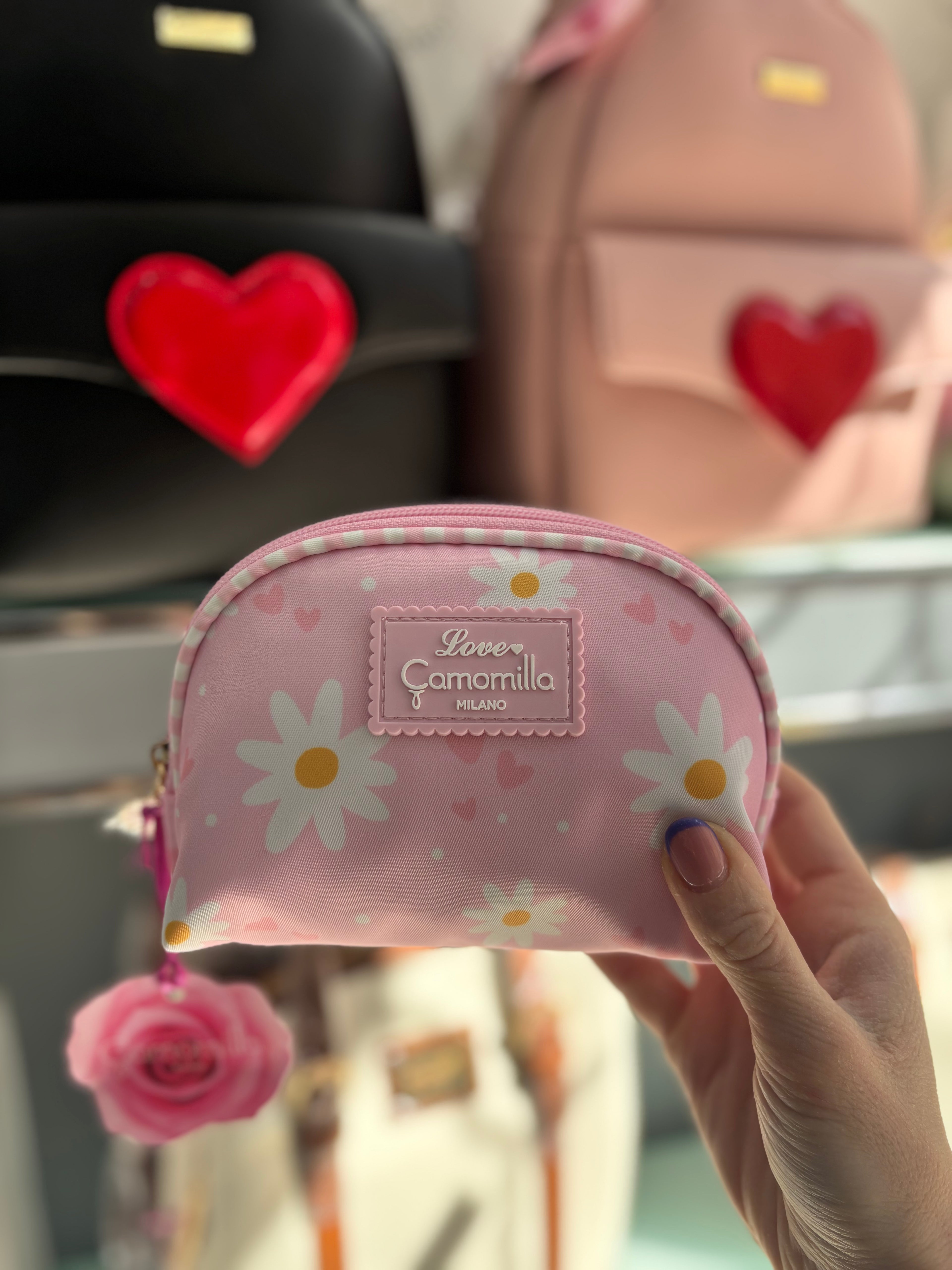 POUCH S DAISY LOVE ROSA             Camomilla milano