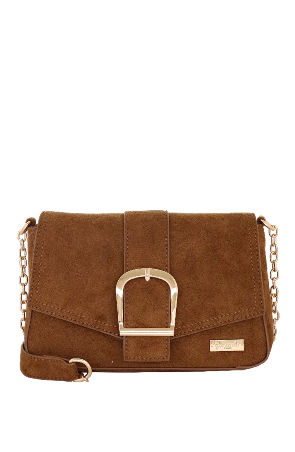 BORSA A TRACOLLA S SOFT HONEY COGNAC                                Camomilla Milano