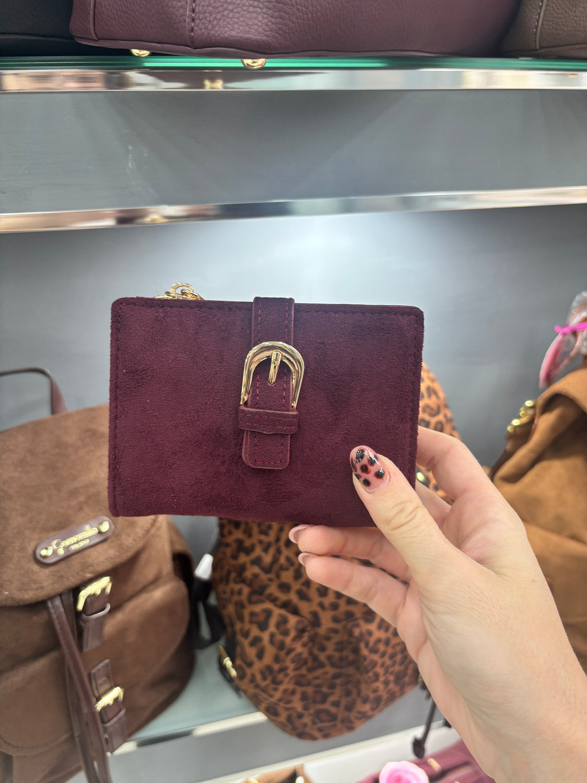 PORTAFOGLIO S SLIM BURGUNDY  Camomilla Milano