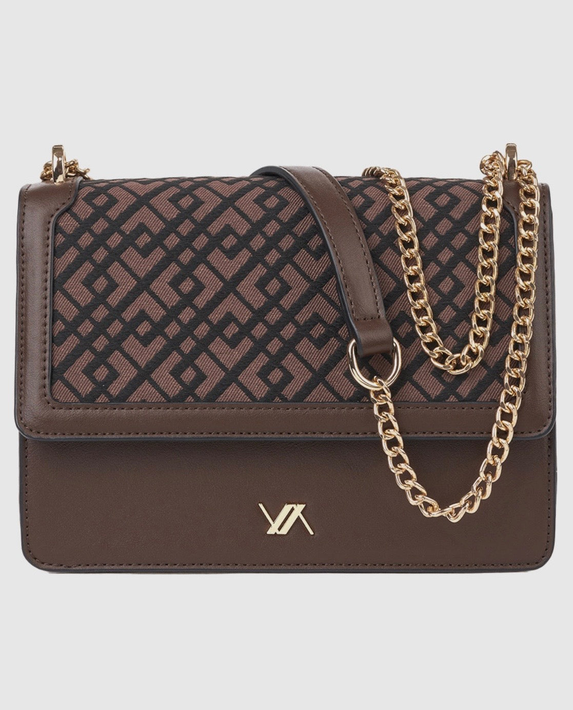 Borsa a spalla brown                          Verde