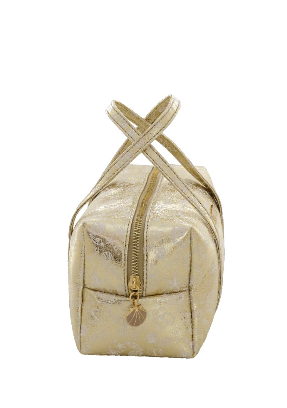 NECESSAIRE L CON MANICI SHELL SHINE ORO                             Camomilla milano