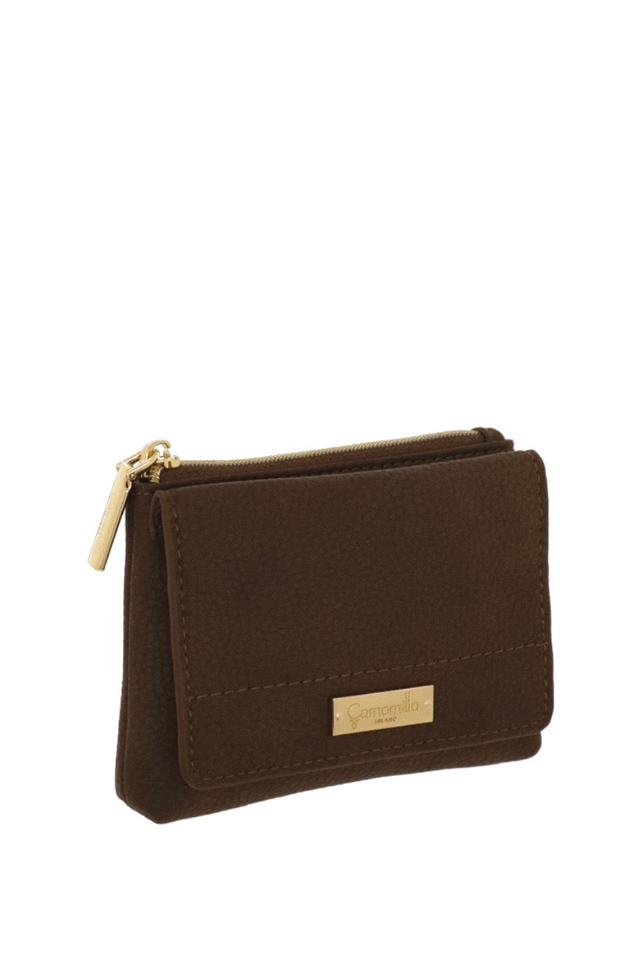 PORTAMONETE-CARTE M TWIST MARRONE                                           Camomilla Milano